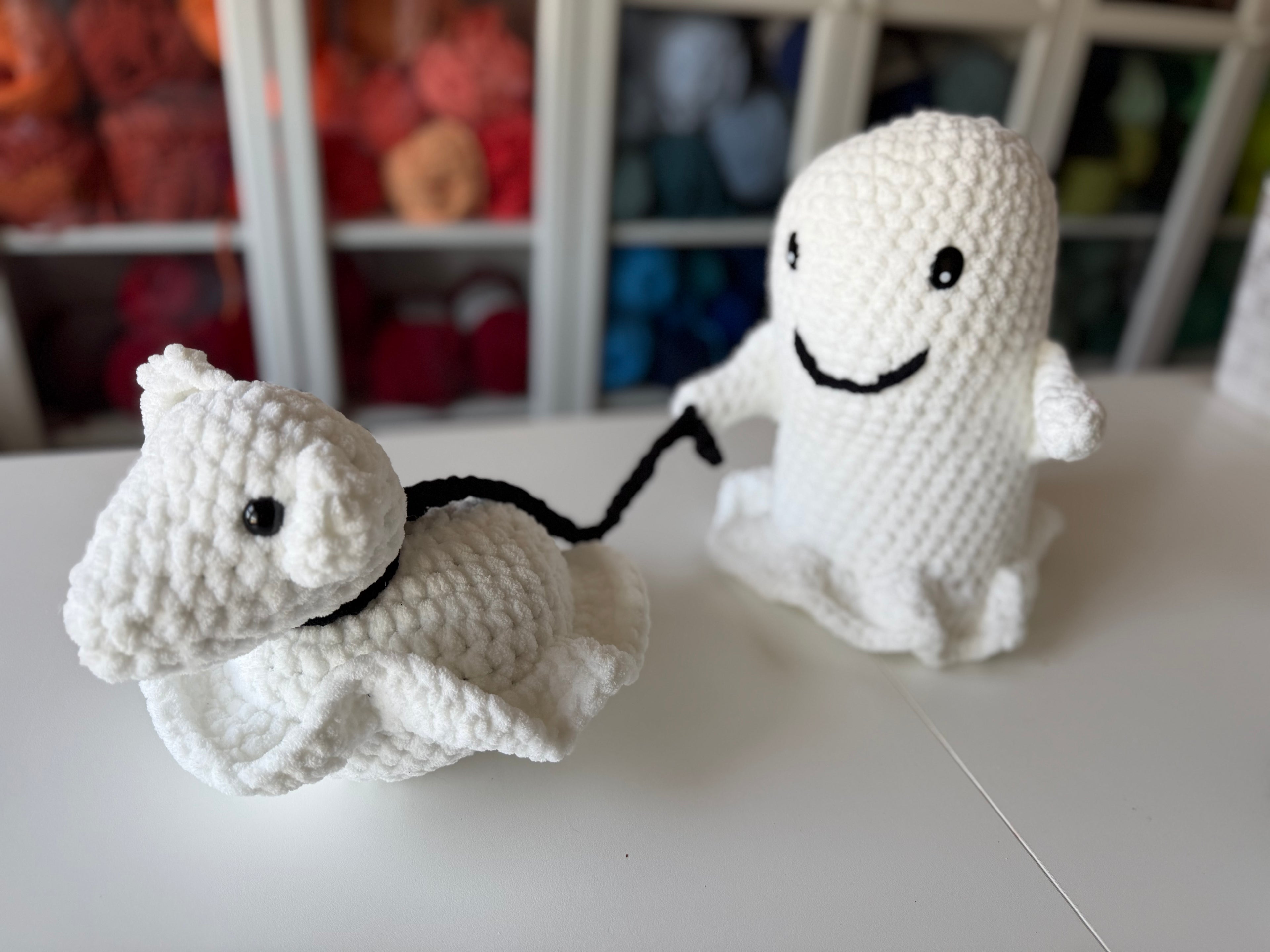 Ghost walking dog
