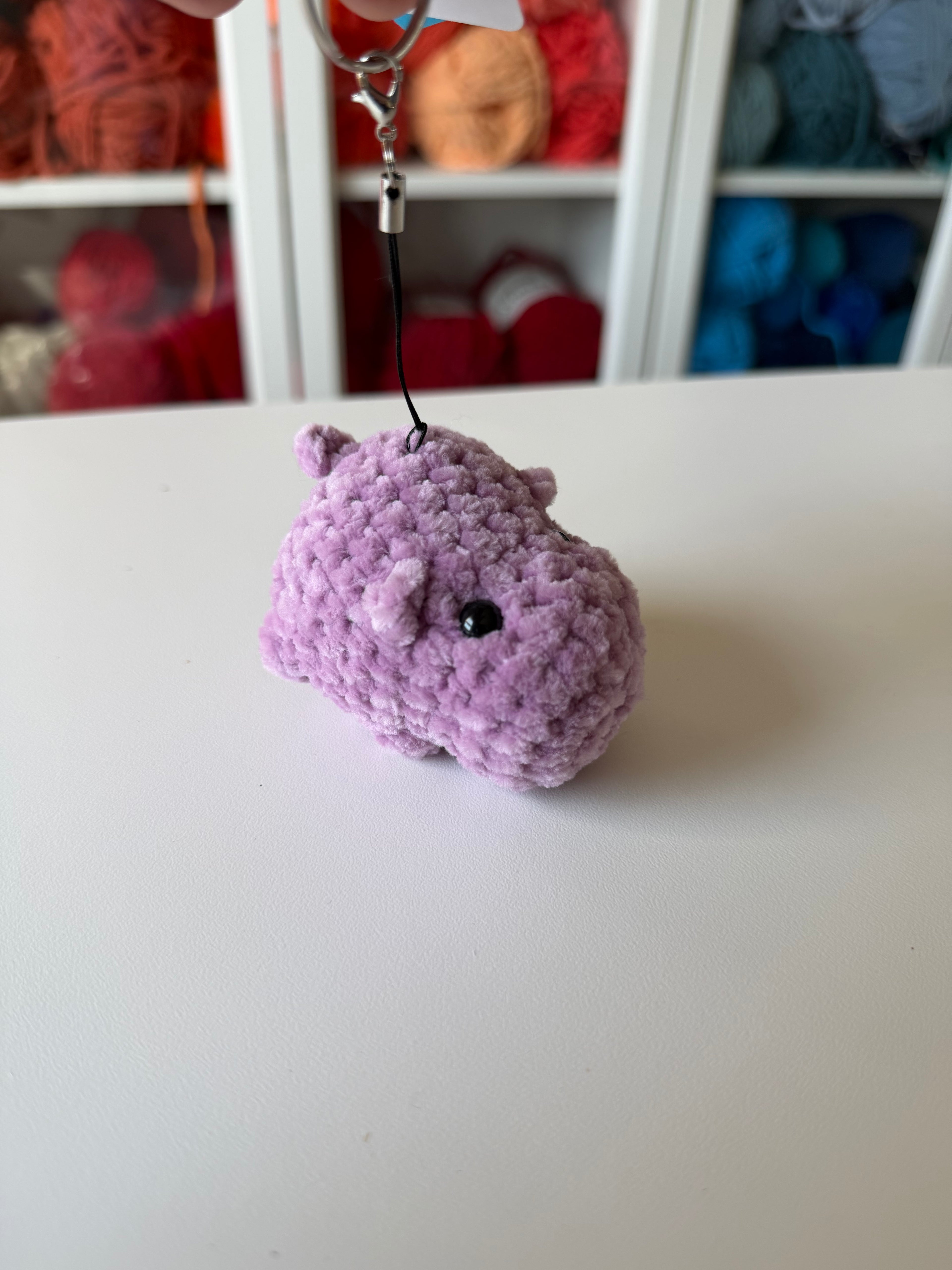 Tiny Hippo - Keychain