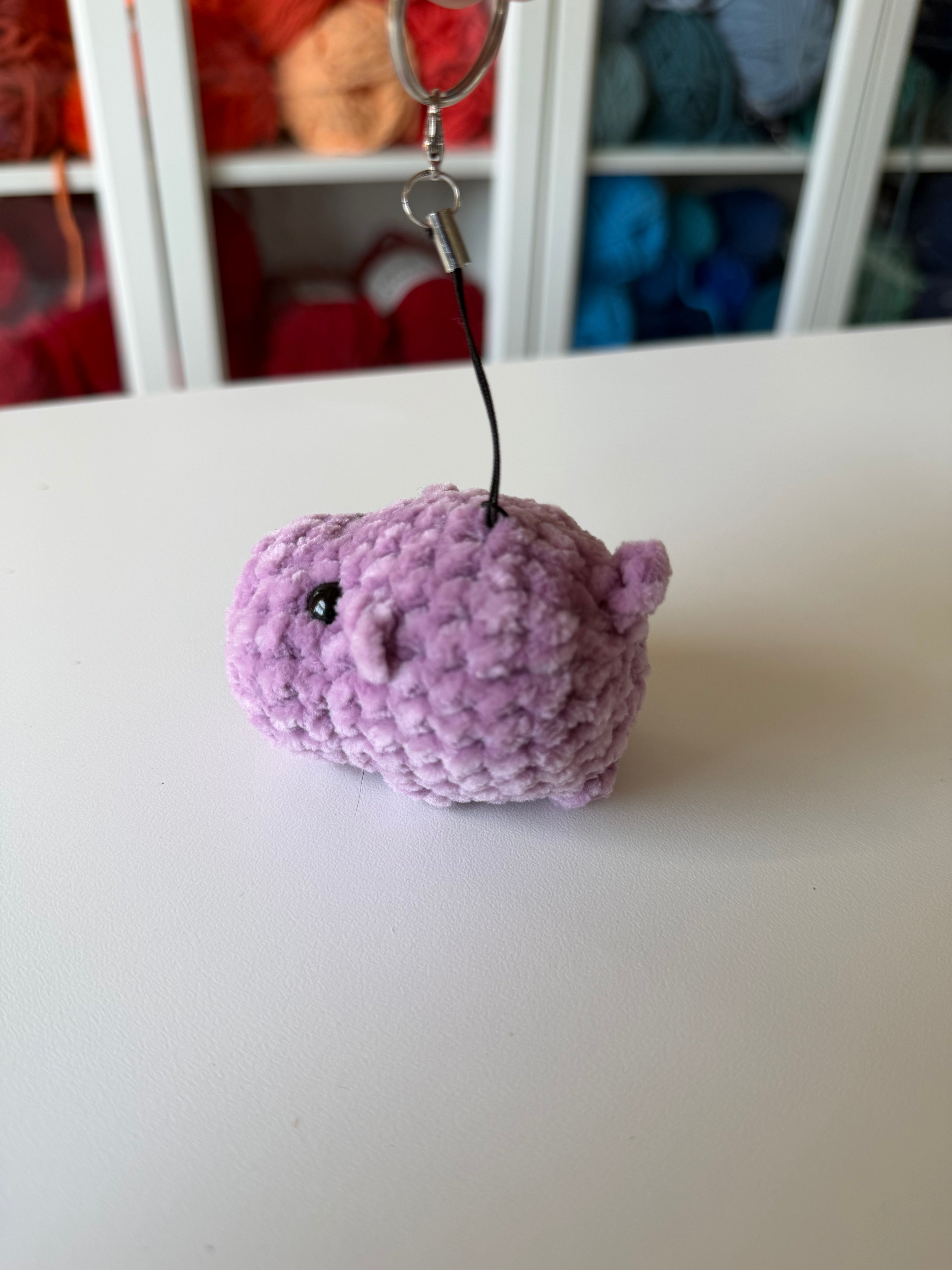Tiny Hippo - Keychain